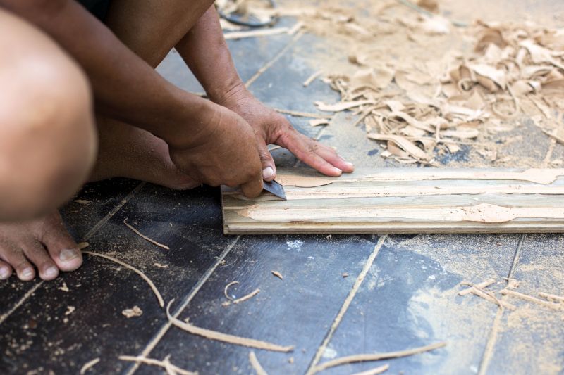 Wood Mantel Staining